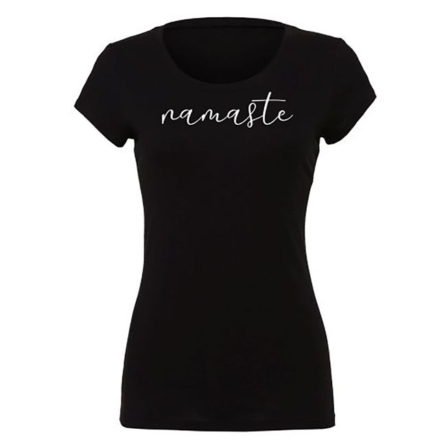 'Namaste' Short Sleeve fitted Tee
