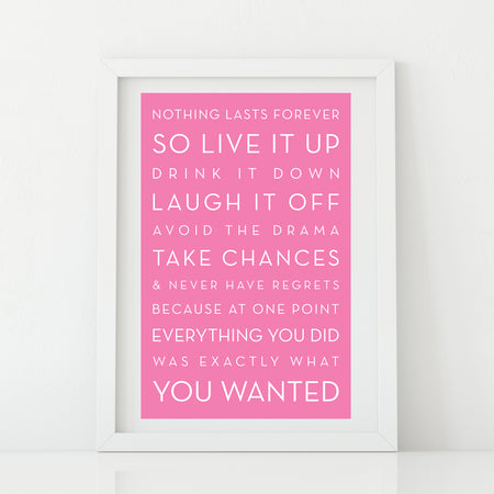 'Beauty begins the moment you decide to be yourself' Print