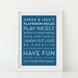 'House rules' Personalised Print