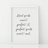 'Real Girls aren't Perfect' Print
