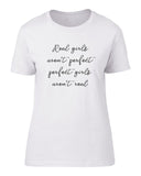 'Real Girls...' Short Sleeve fitted Tee