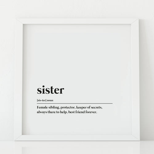 Sister print