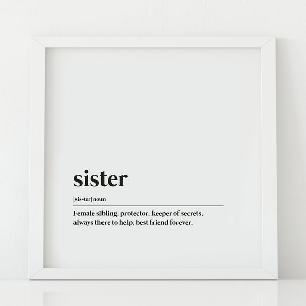 Sister print