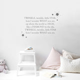 'Twinkle Twinkle Little Star' Wall Sticker