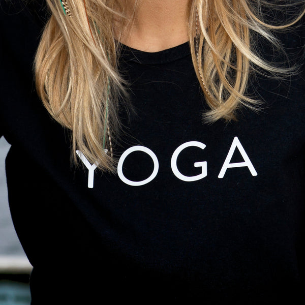 'Yoga' Short Sleeve fitted Tee