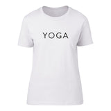 'Yoga' Short Sleeve fitted Tee