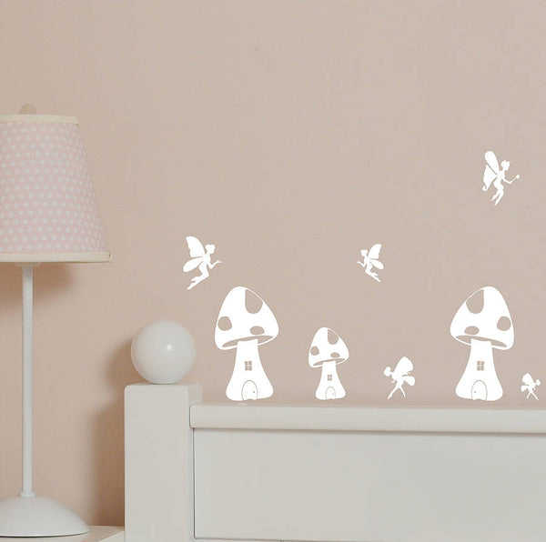 Fairy Houses Mini Wall Stickers