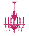 Ornamental Chandelier Wall Sticker